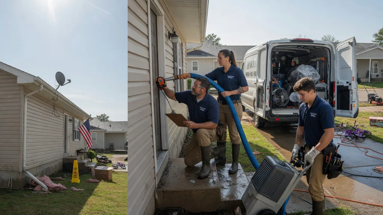 Ceiling Water Damage Restoration in Crane, IN near me